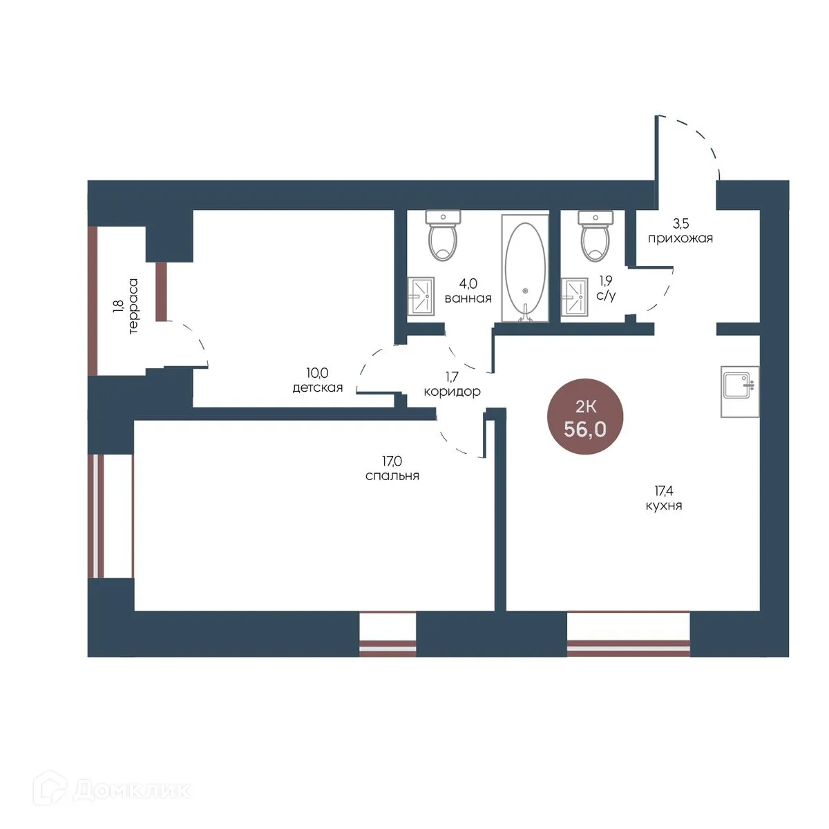 Фото квартиры в ЖК Белозерский