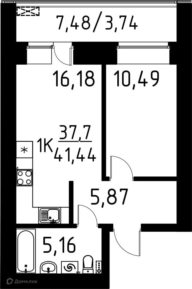 Фото квартиры в ЖК ЛетоПарк