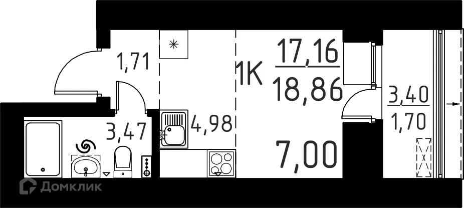 Фото квартиры в ЖК Лучи