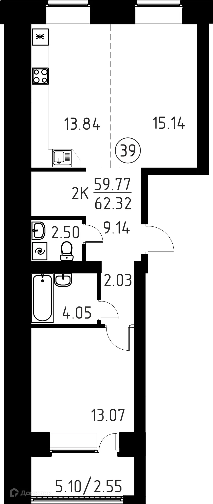 Фото квартиры в ЖК Композиция