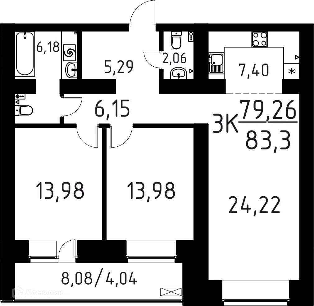 Фото квартиры в ЖК ЛетоПарк