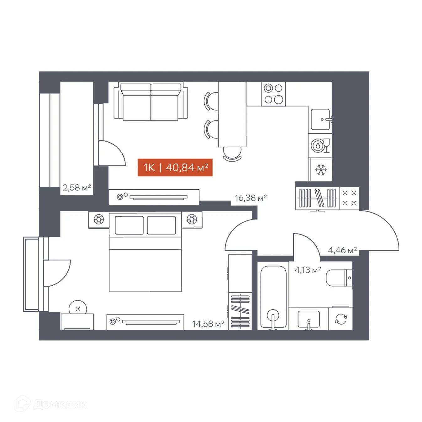 Фото квартиры в ЖК Ломоносов