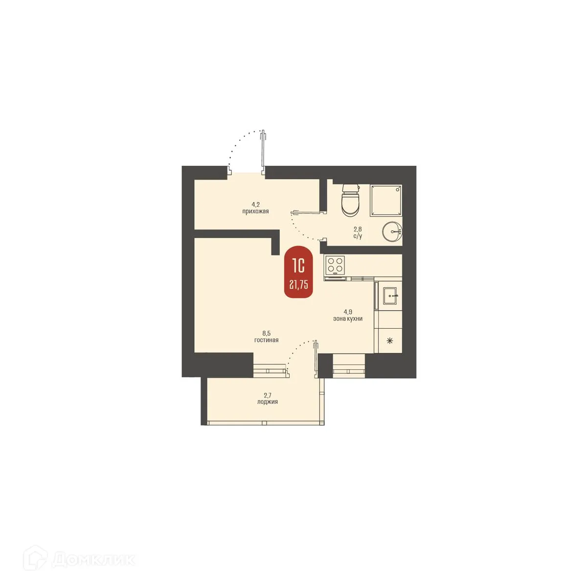 Фото квартиры в ЖК Косарева 6