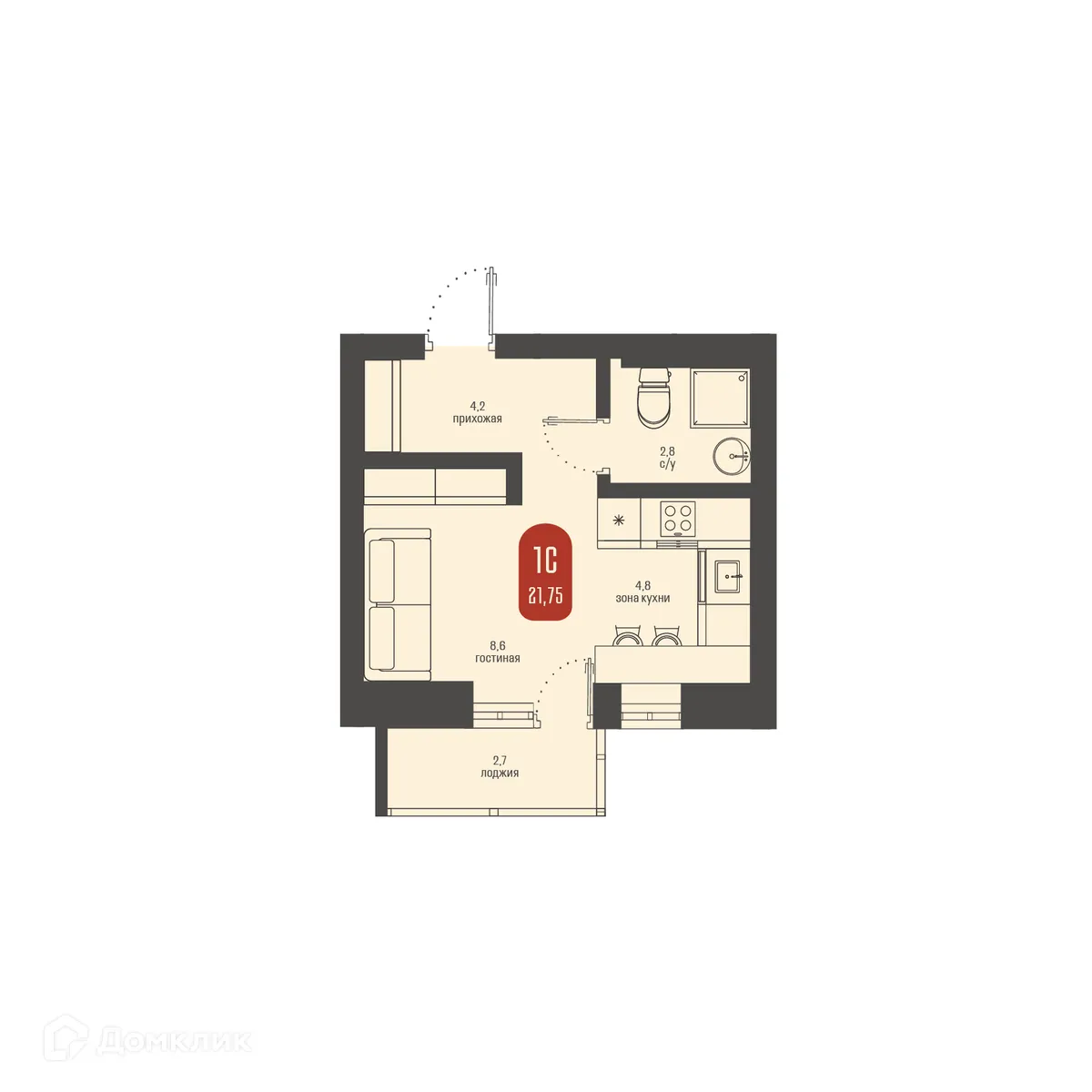 Фото квартиры в ЖК Косарева 6