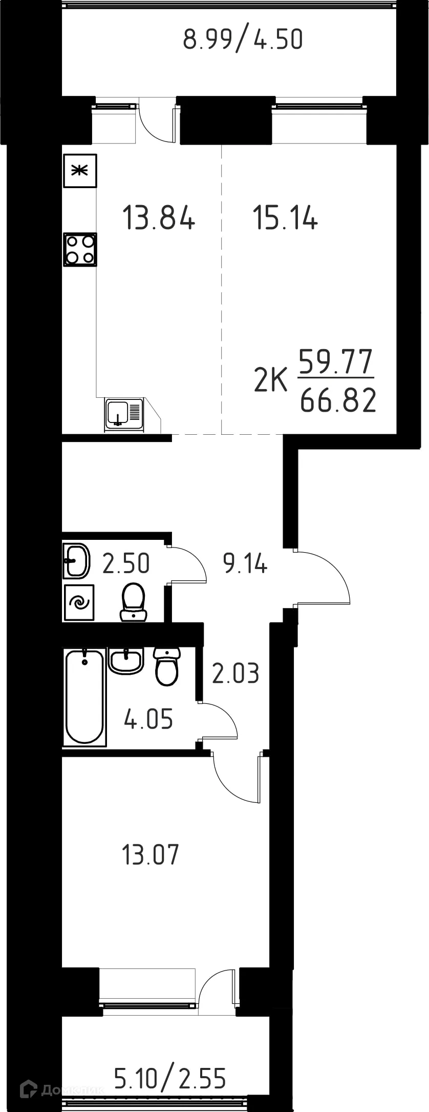 Фото квартиры в ЖК Композиция