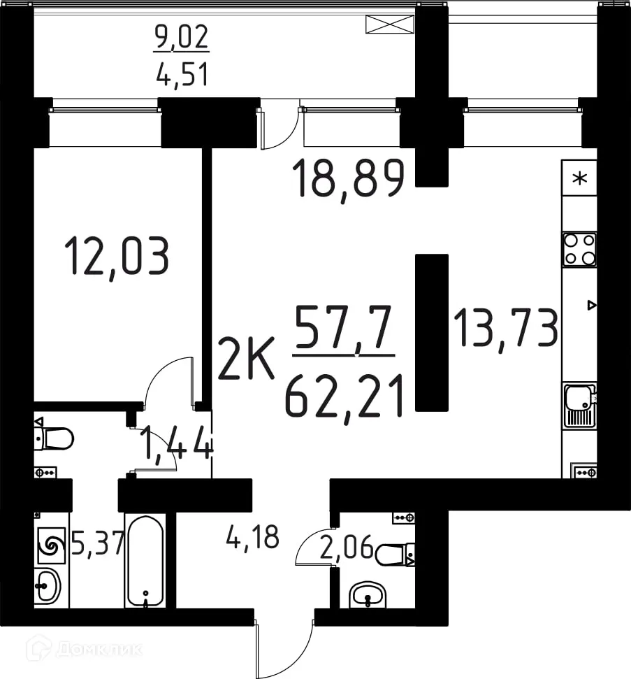 Фото квартиры в ЖК ЛетоПарк