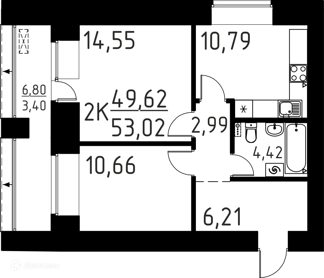 Фото квартиры в ЖК Лучи