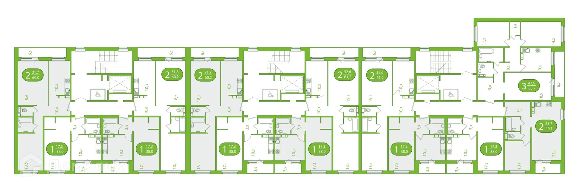 Фото квартиры в ЖК Ботаника