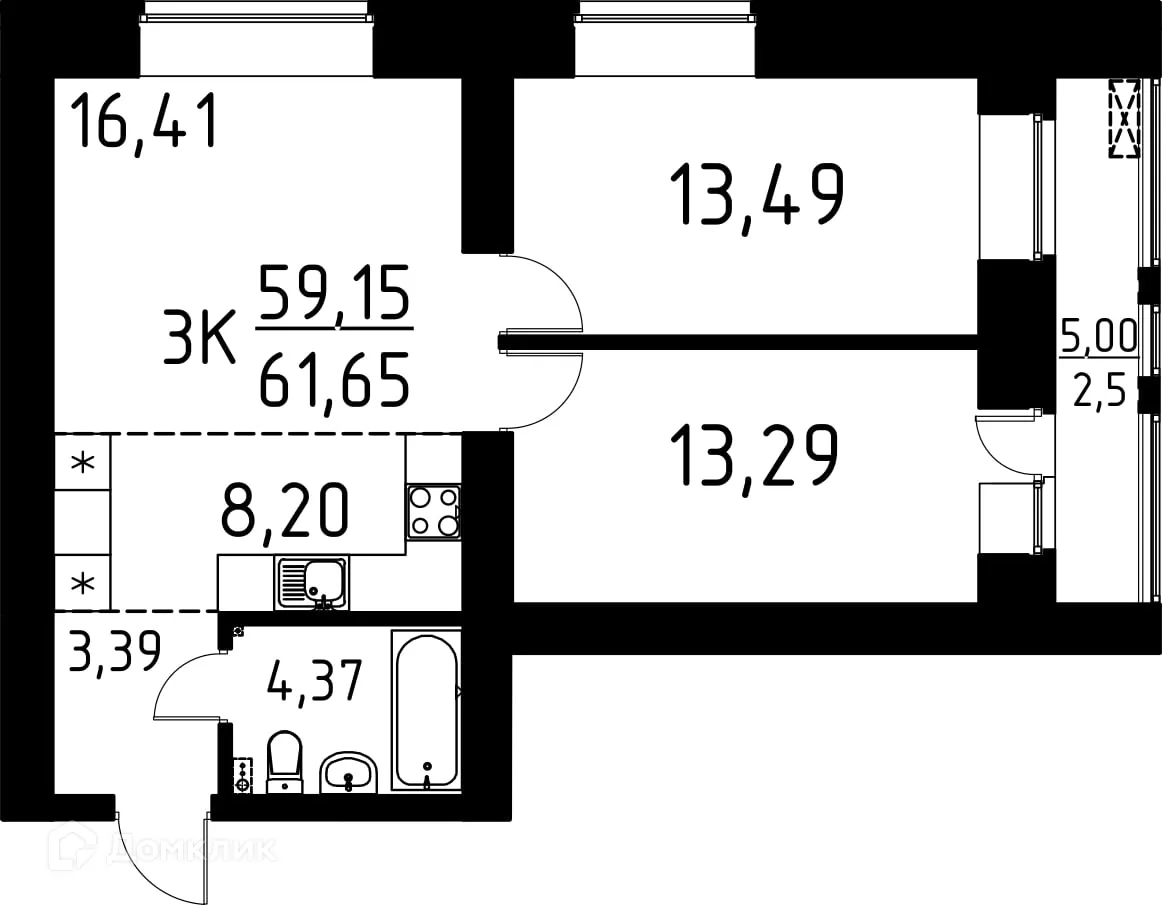 Фото квартиры в ЖК ЛетоПарк