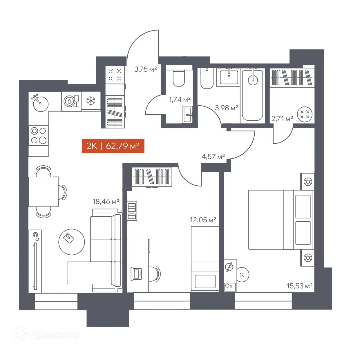 Фото квартиры в ЖК Ломоносов