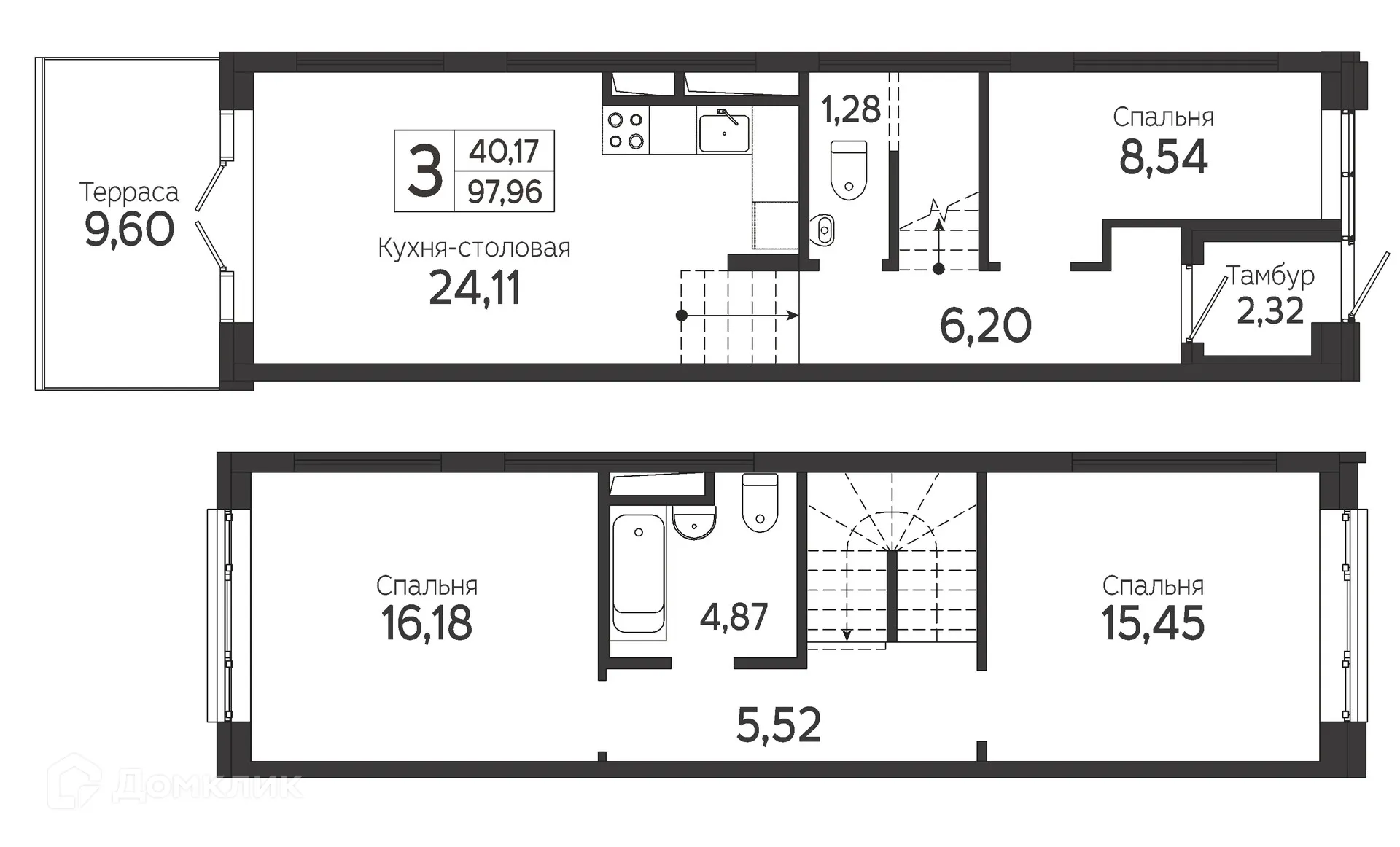Фото квартиры в ЖК на Комсомольском