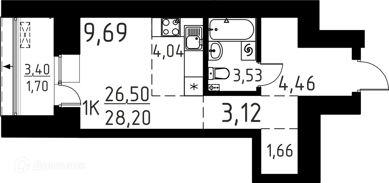 Фото квартиры в ЖК Лучи