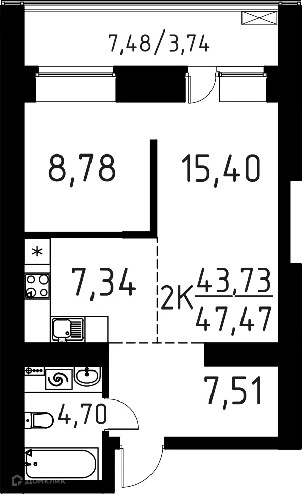 Фото квартиры в ЖК ЛетоПарк