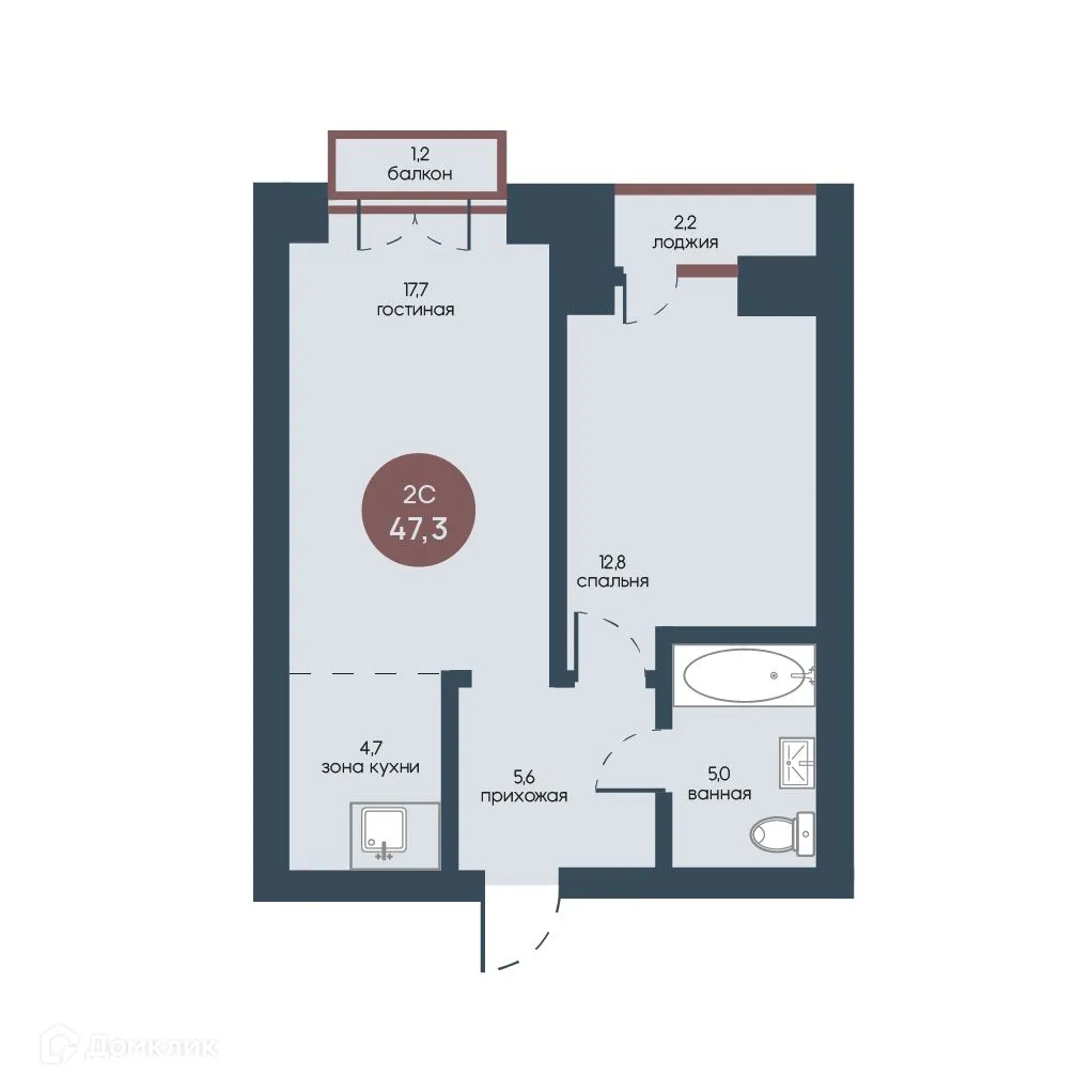 Фото квартиры в ЖК Белозерский