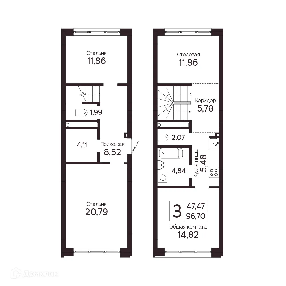 Фото квартиры в ЖК на Комсомольском