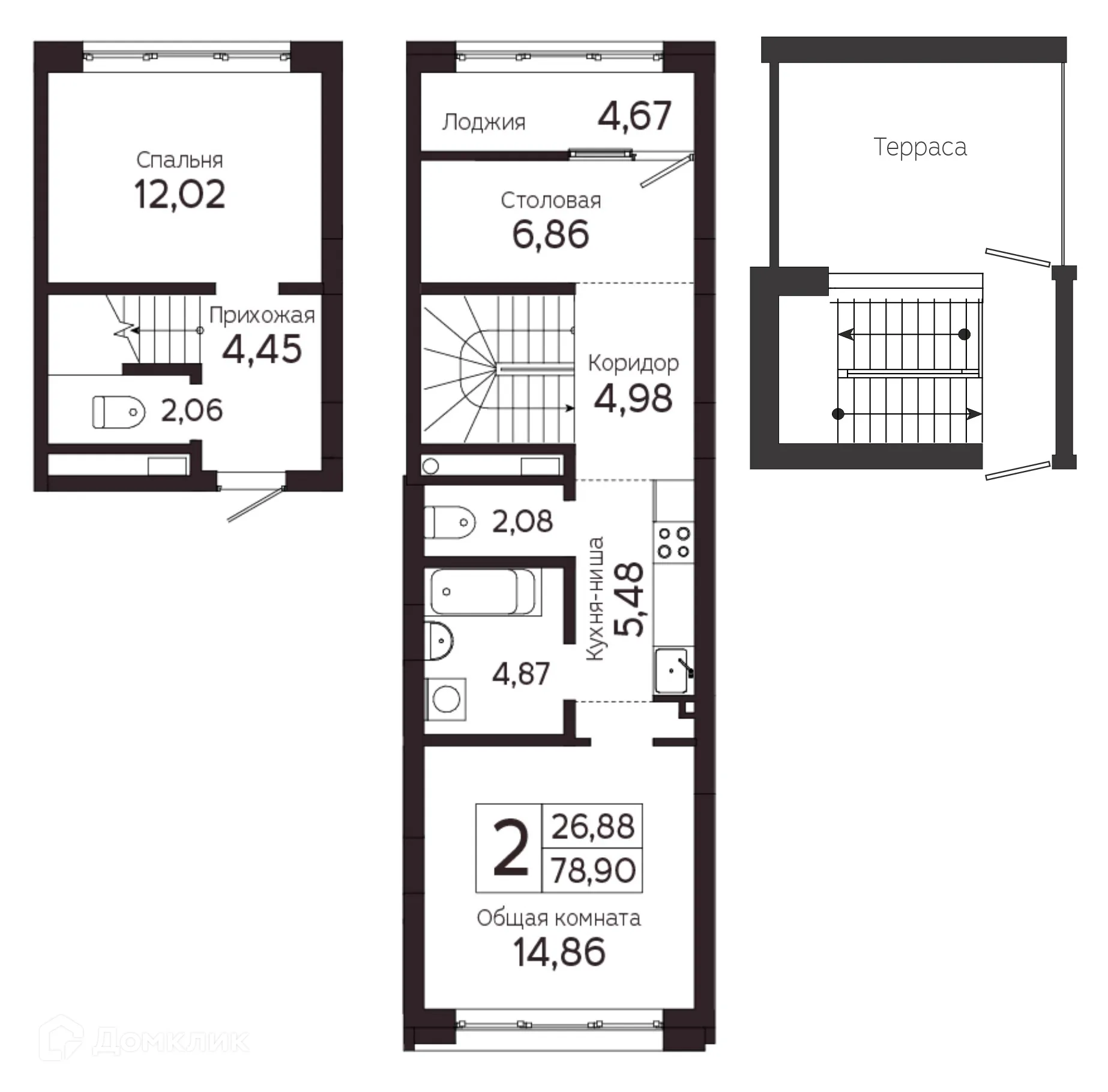 Фото квартиры в ЖК на Комсомольском