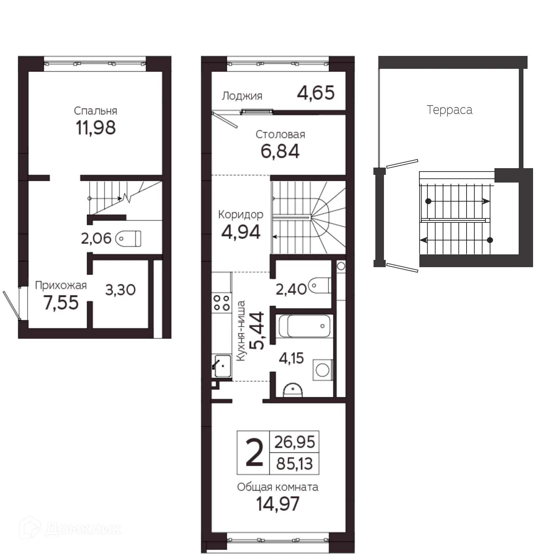Фото квартиры в ЖК на Комсомольском