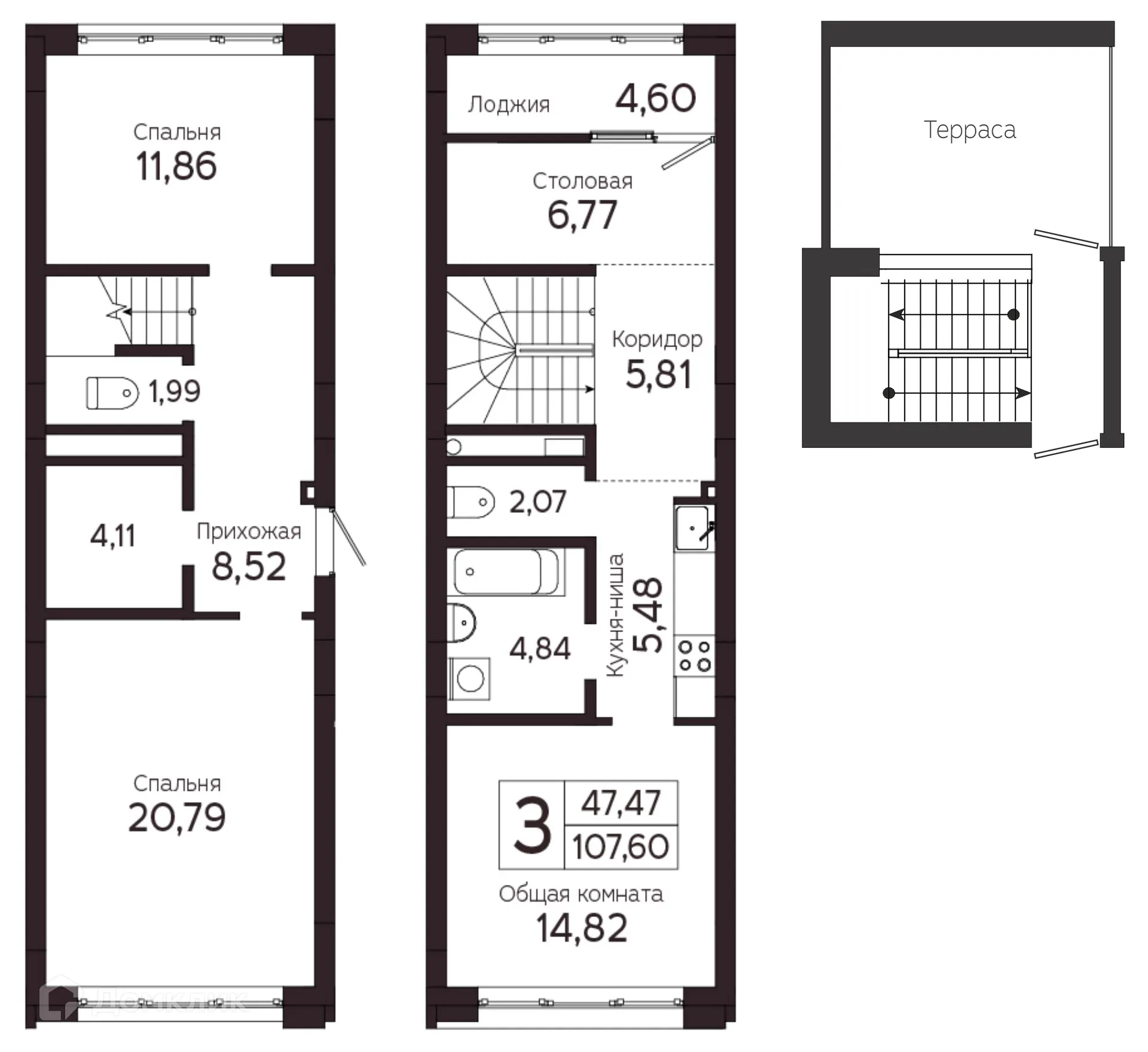 Фото квартиры в ЖК на Комсомольском