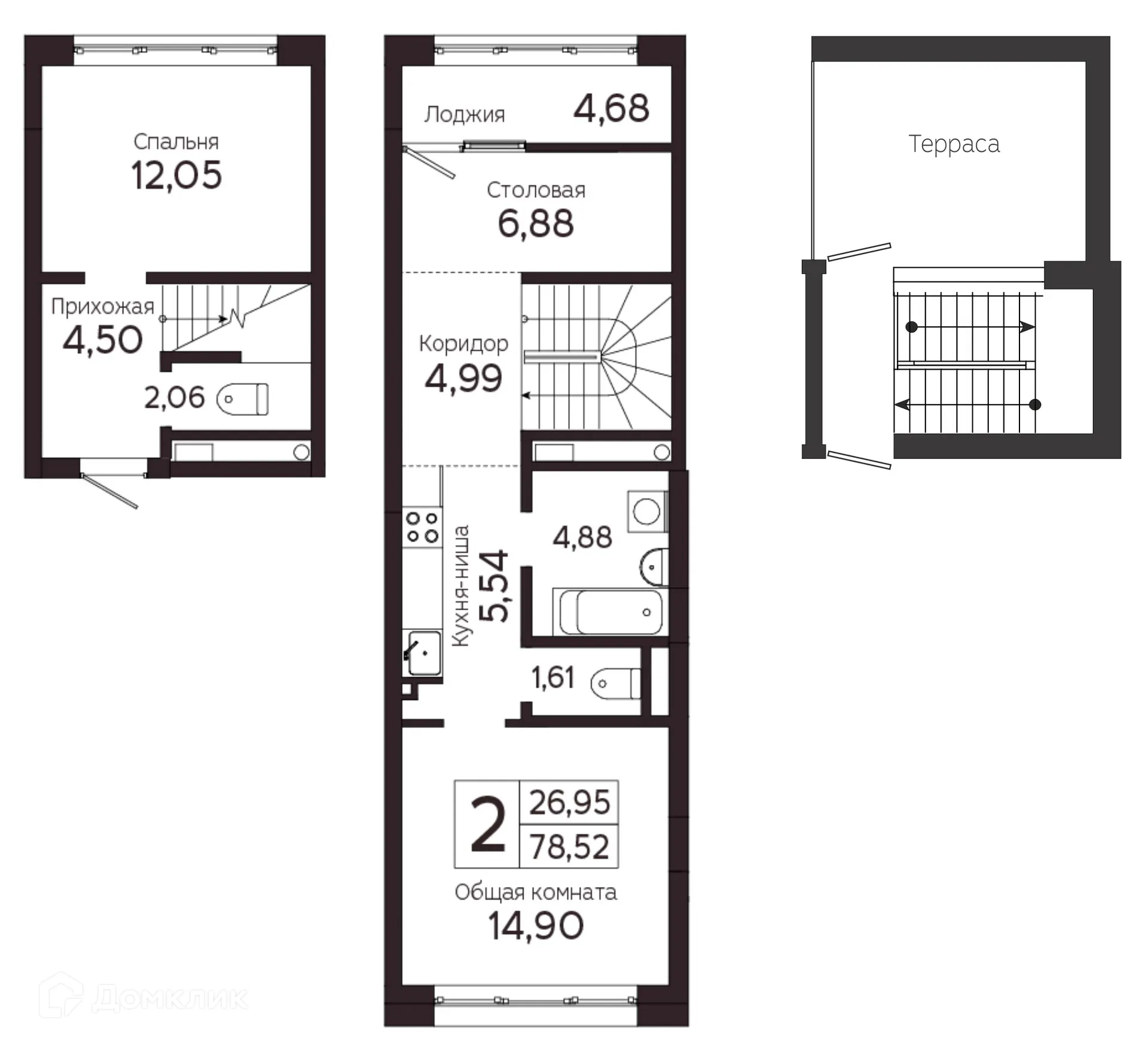 Фото квартиры в ЖК на Комсомольском