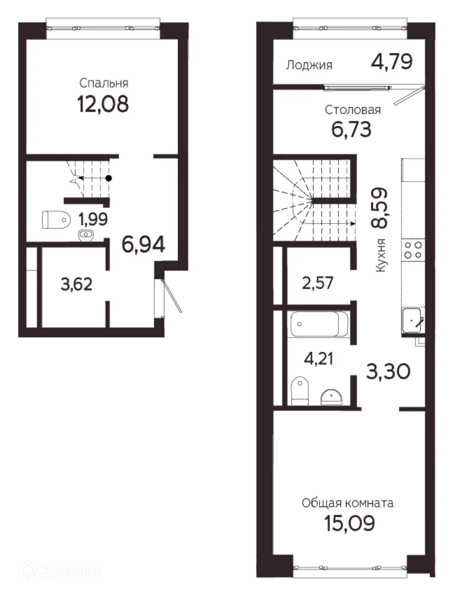 Фото квартиры в ЖК на Комсомольском