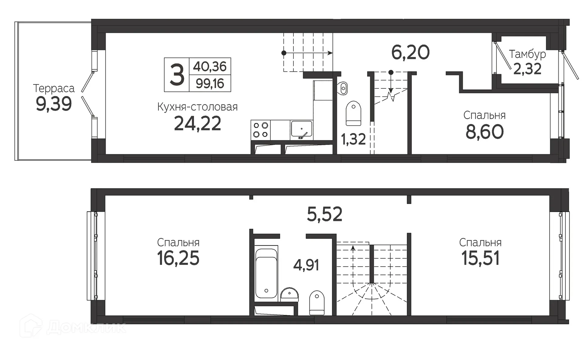 Фото квартиры в ЖК на Комсомольском