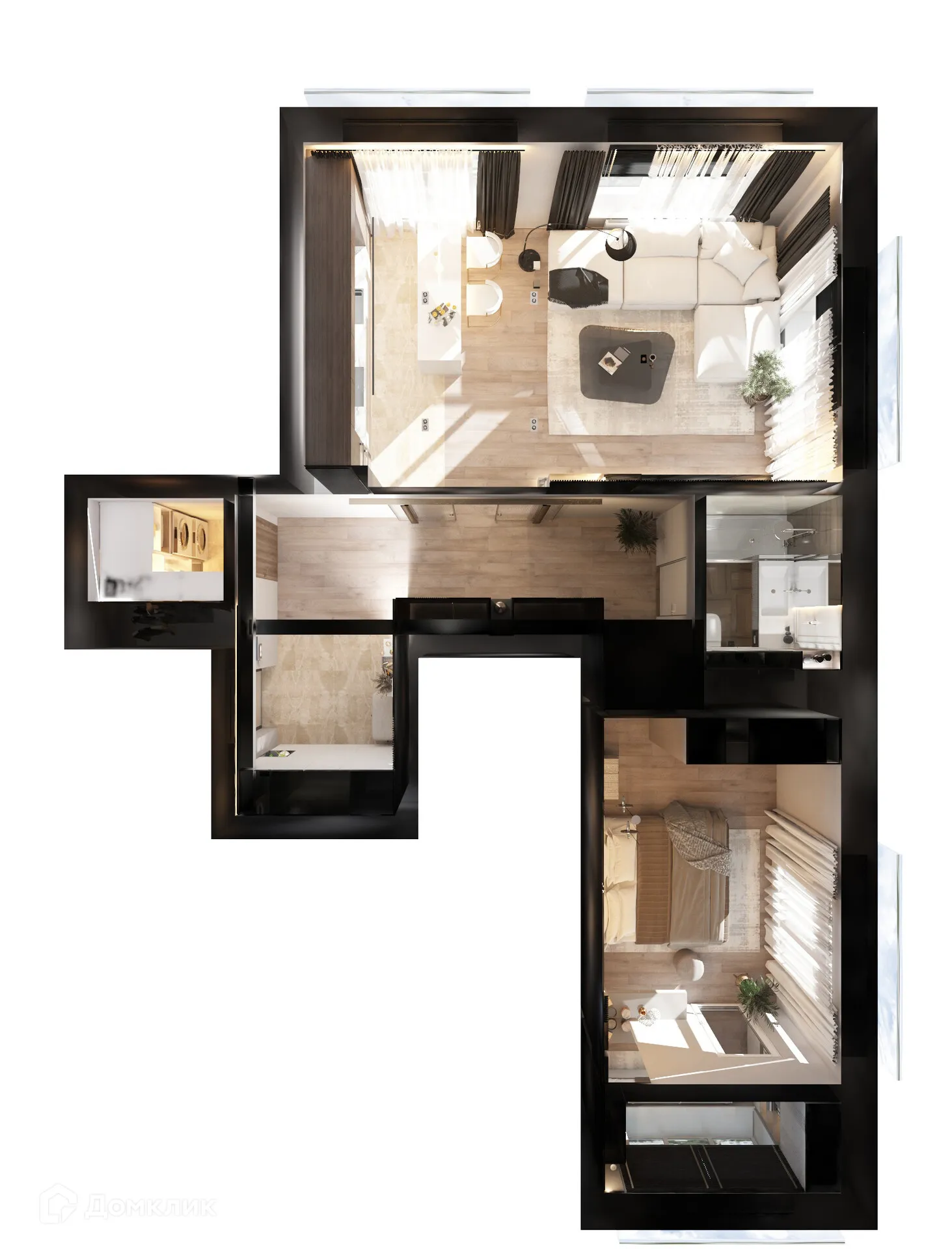 Фото квартиры в ЖК на Комсомольском