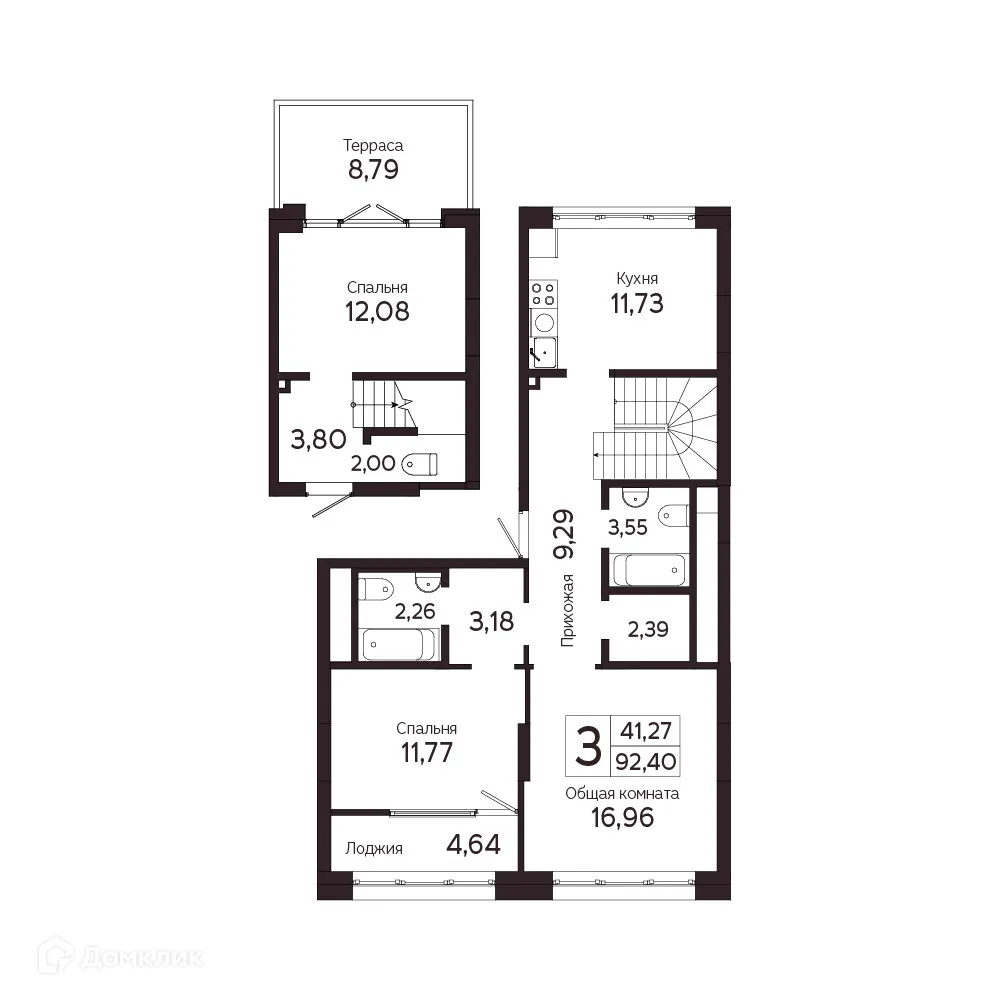 Фото квартиры в ЖК на Комсомольском