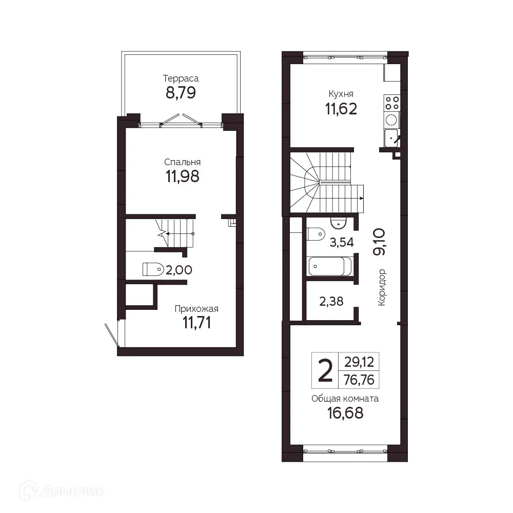 Фото квартиры в ЖК на Комсомольском