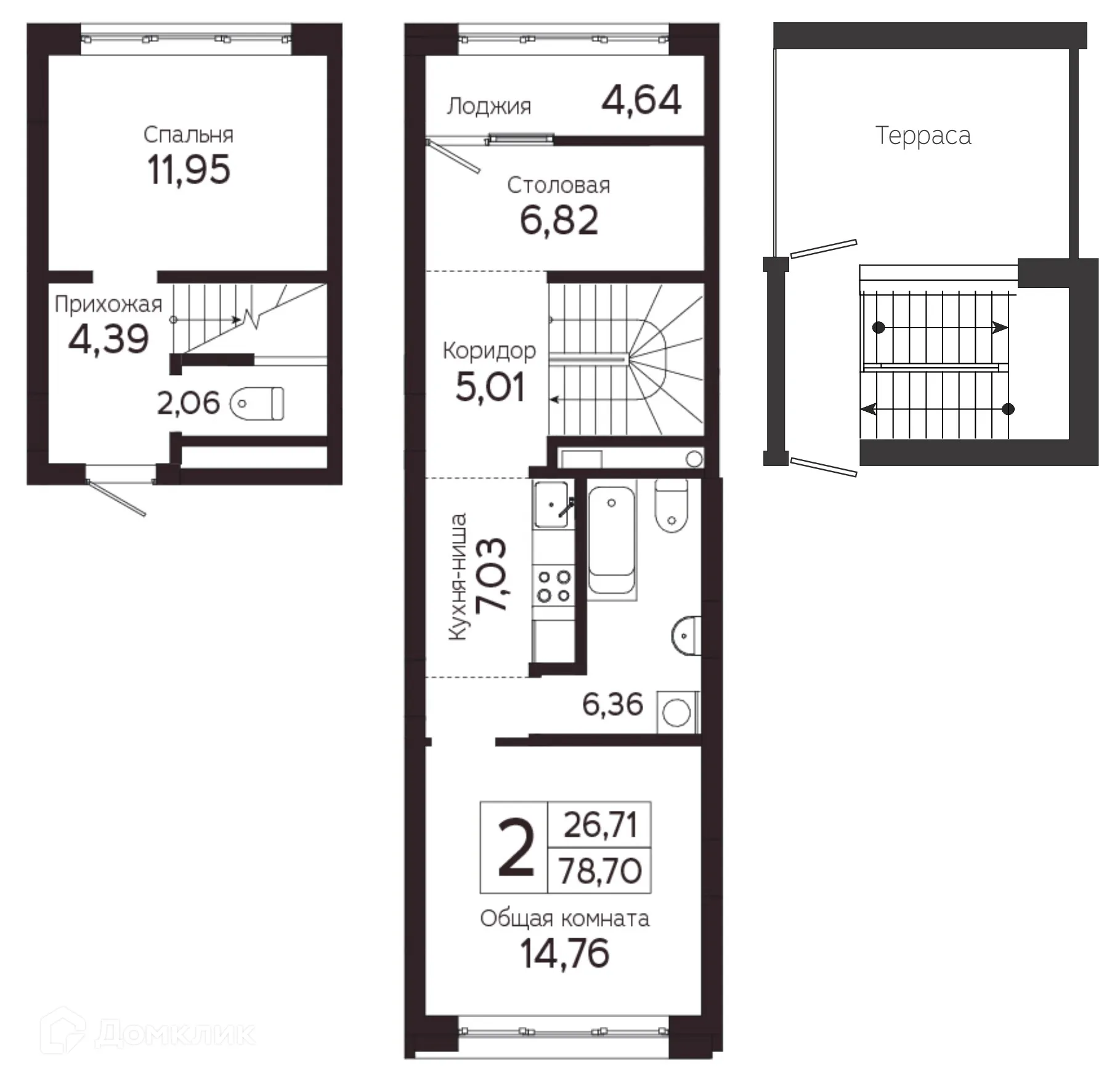 Фото квартиры в ЖК на Комсомольском