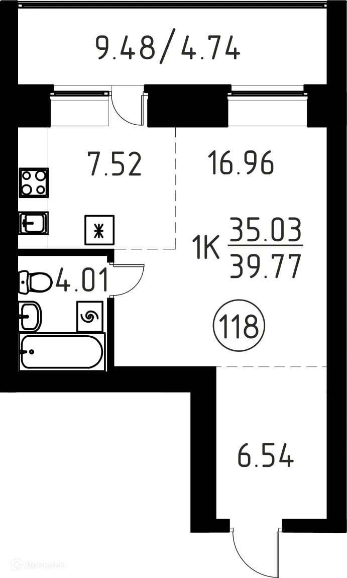 Фото квартиры в ЖК Композиция