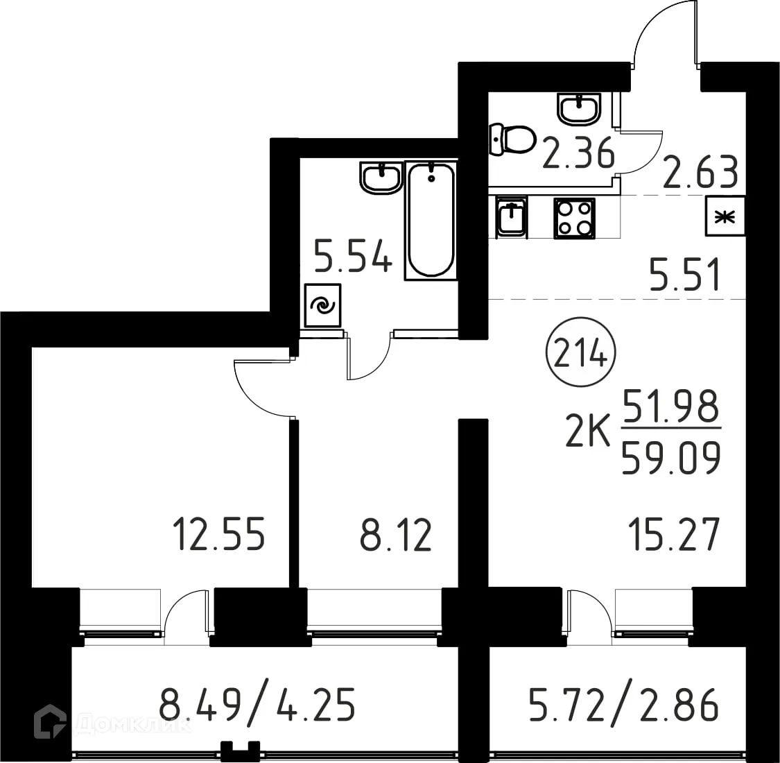 Фото квартиры в ЖК Композиция