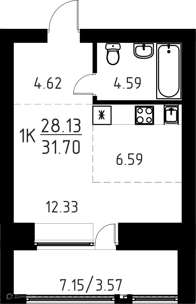 Фото квартиры в ЖК Композиция