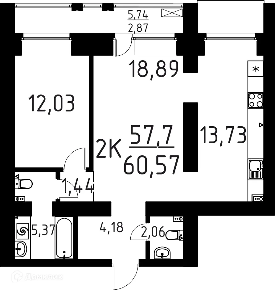 Фото квартиры в ЖК ЛетоПарк