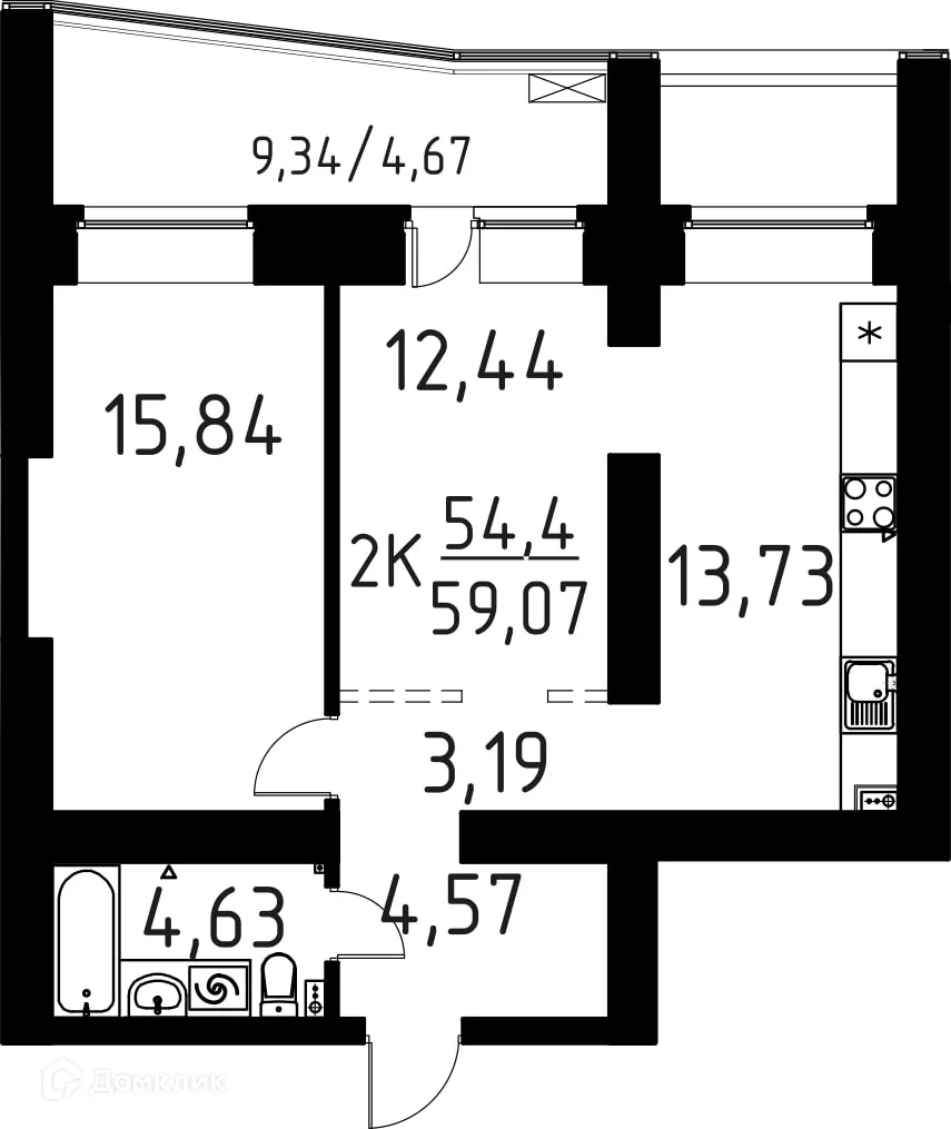 Фото квартиры в ЖК ЛетоПарк