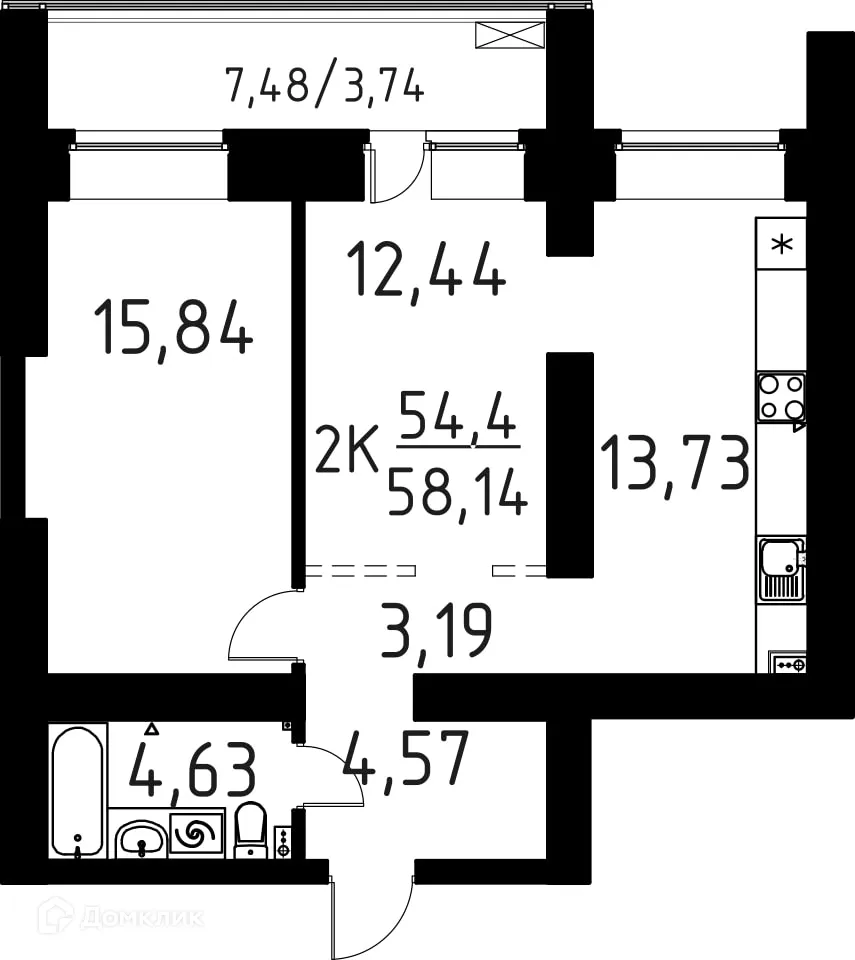 Фото квартиры в ЖК ЛетоПарк