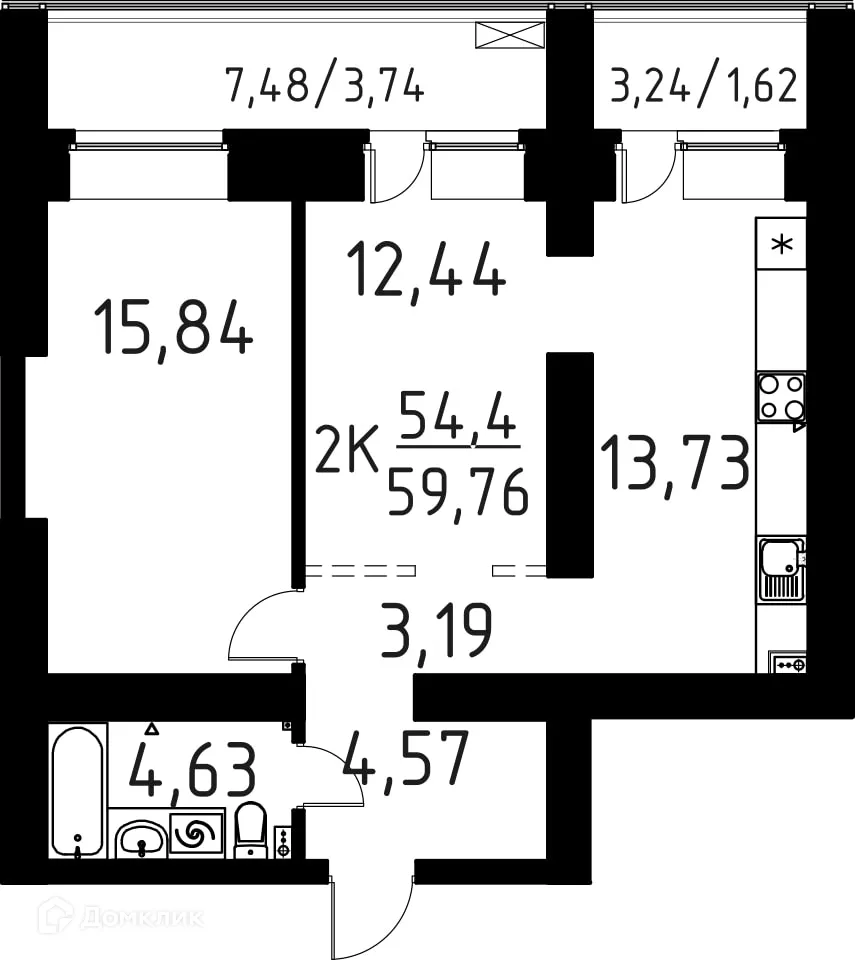 Фото квартиры в ЖК ЛетоПарк