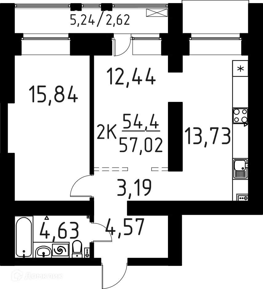 Фото квартиры в ЖК ЛетоПарк