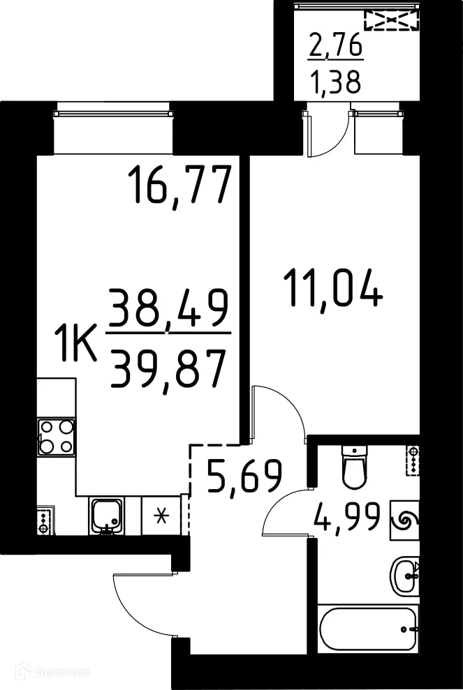 Фото квартиры в ЖК ЛетоПарк