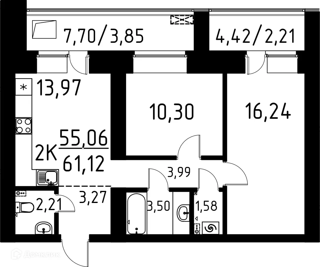 Фото квартиры в ЖК ЛетоПарк