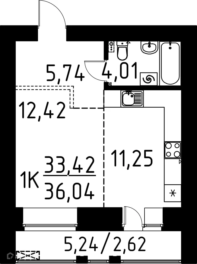 Фото квартиры в ЖК ЛетоПарк