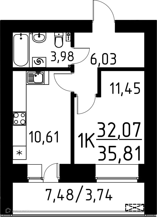 Фото квартиры в ЖК ЛетоПарк