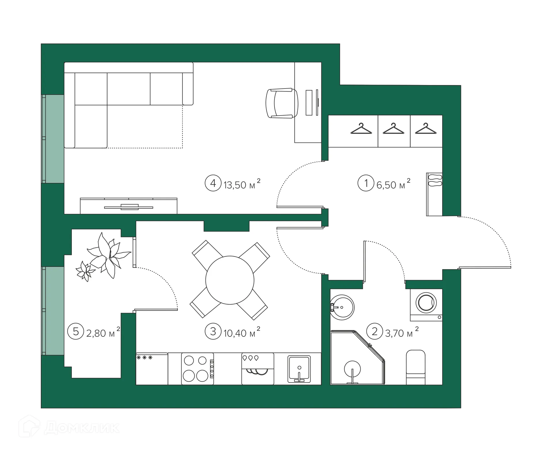 Фото квартиры в ЖК Михайловский парк-квартал