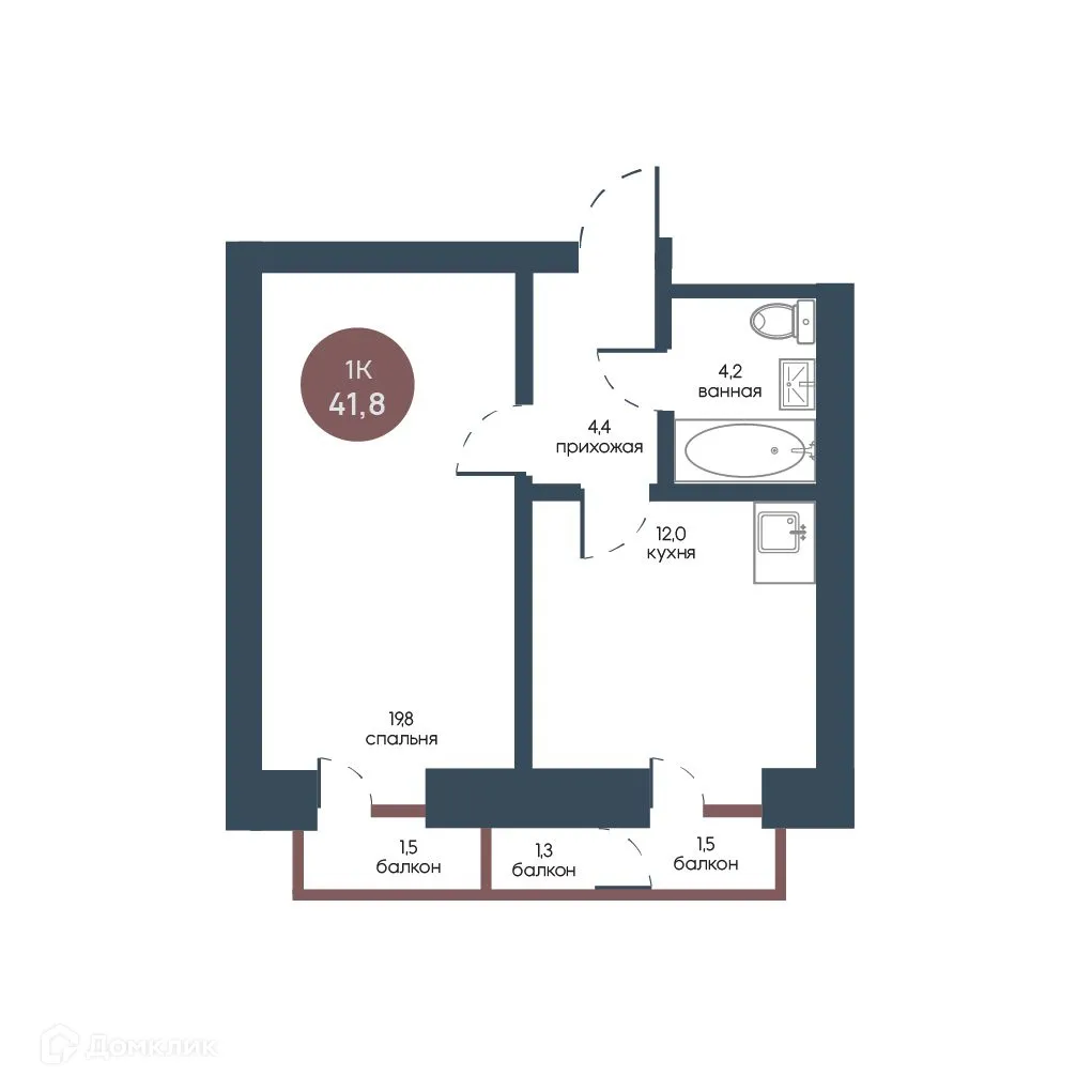 Фото квартиры в ЖК Белозерский