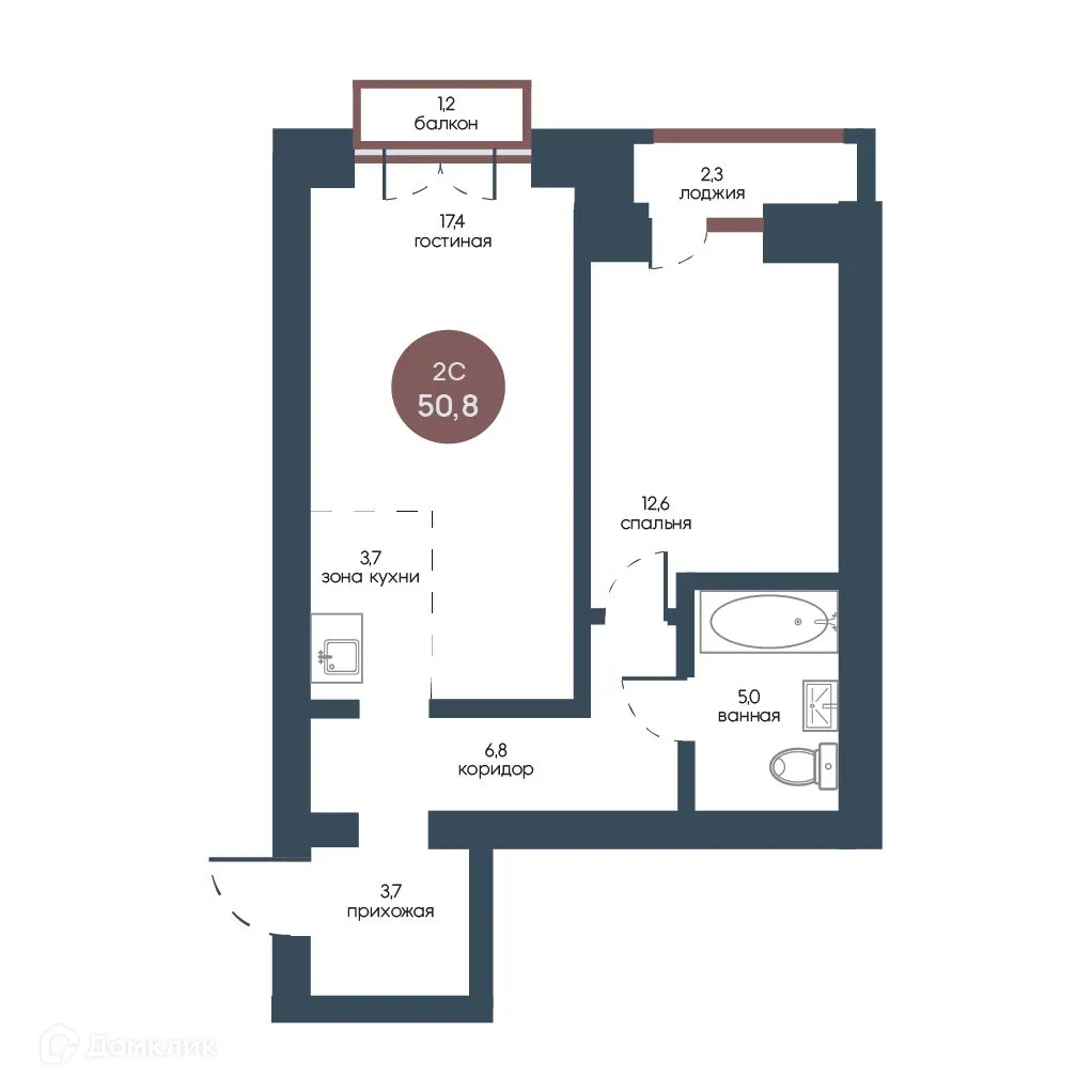 Фото квартиры в ЖК Белозерский