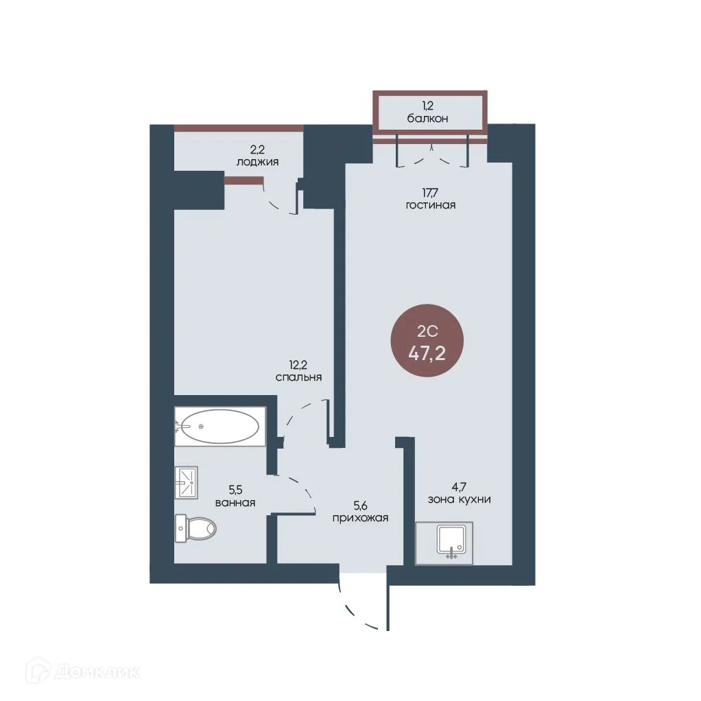 Фото квартиры в ЖК Белозерский