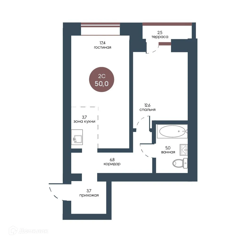 Фото квартиры в ЖК Белозерский