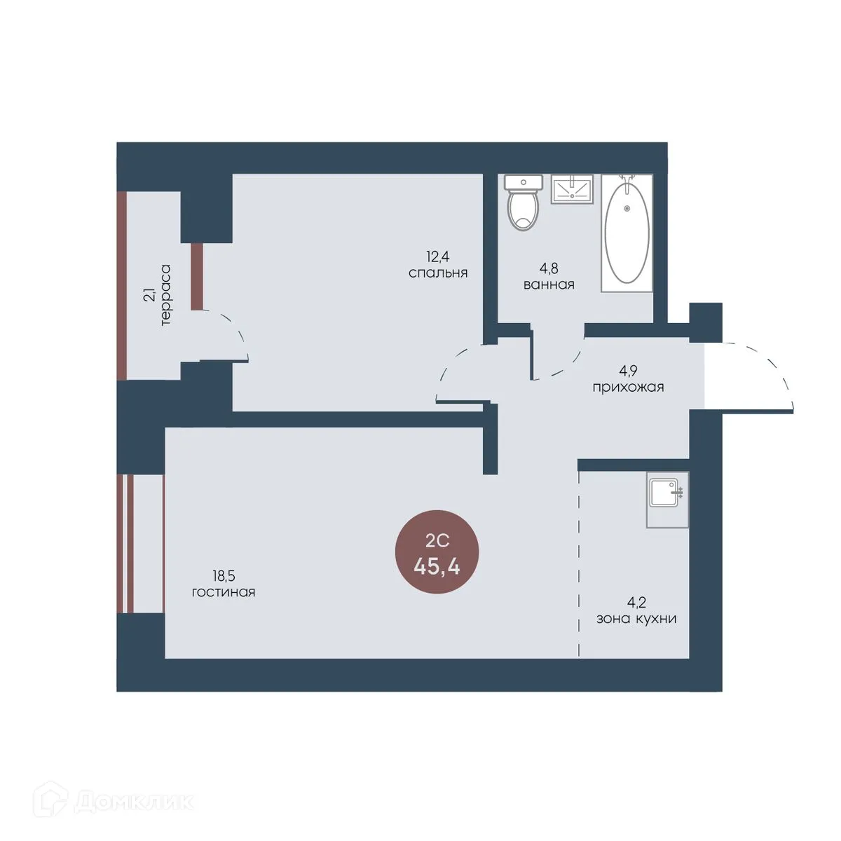 Фото квартиры в ЖК Белозерский