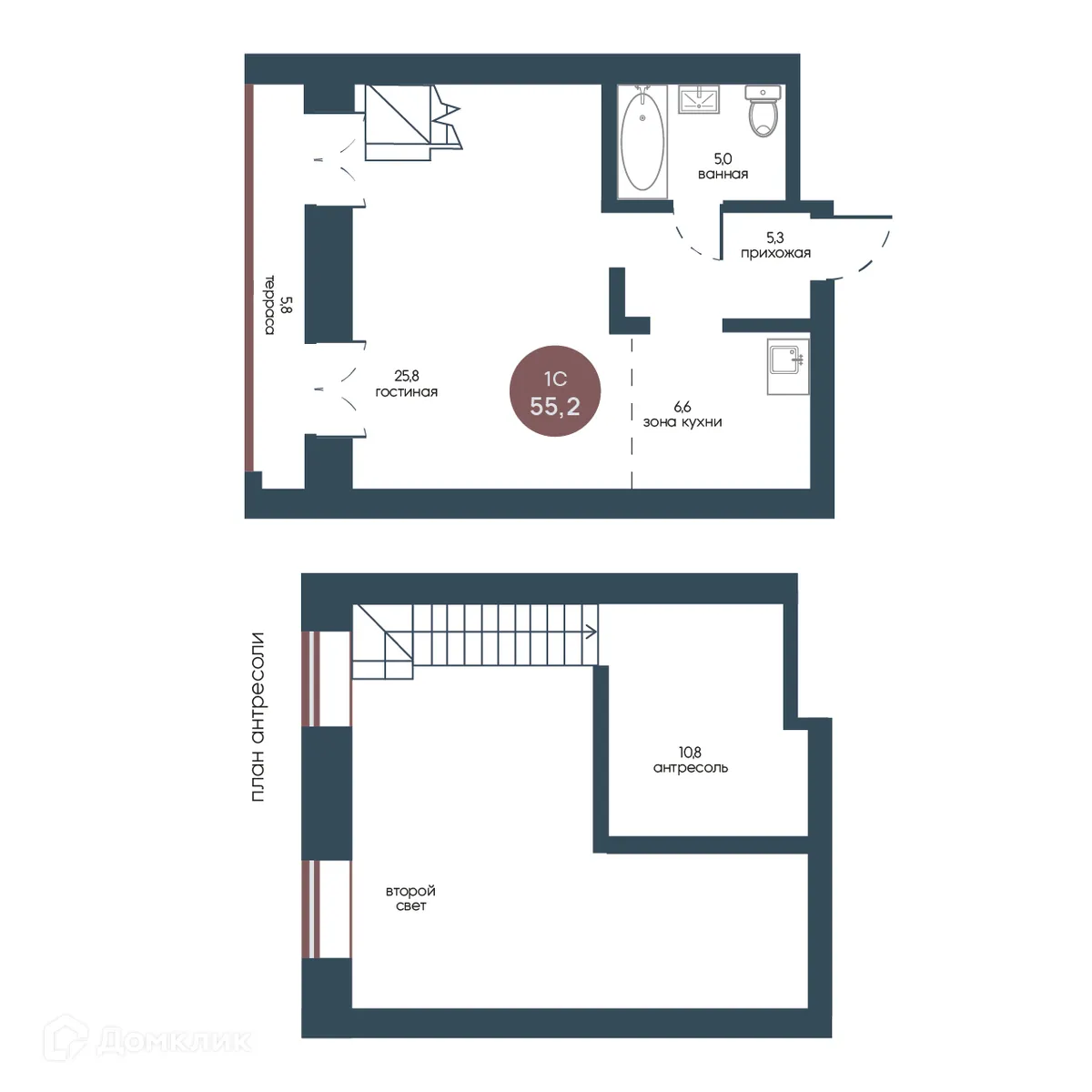 Фото квартиры в ЖК Белозерский