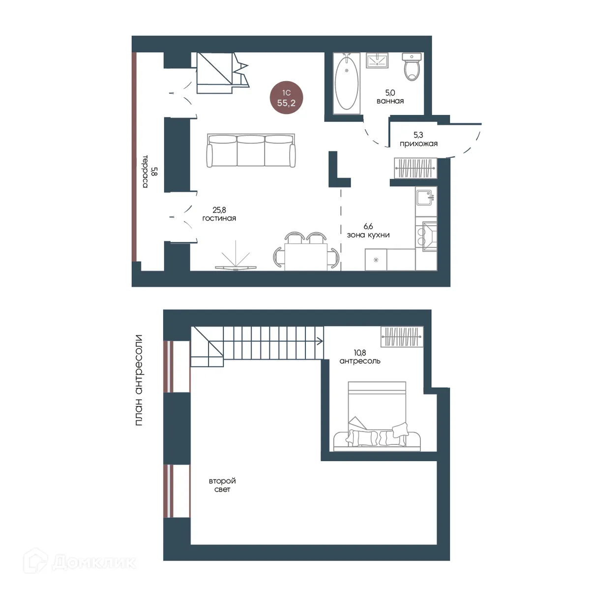 Фото квартиры в ЖК Белозерский