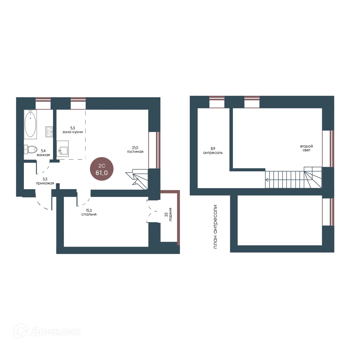 Фото квартиры в ЖК Белозерский